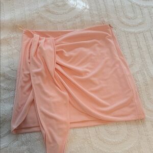 pink/ peach zara skirt